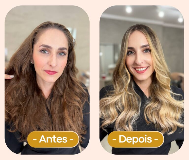 Antes e depois · Studio A — salão de beleza em Jardim Vergueiro, Sorocaba - SP
