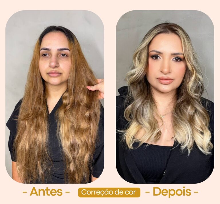 Antes e depois · Studio A — salão de beleza em Jardim Vergueiro, Sorocaba - SP