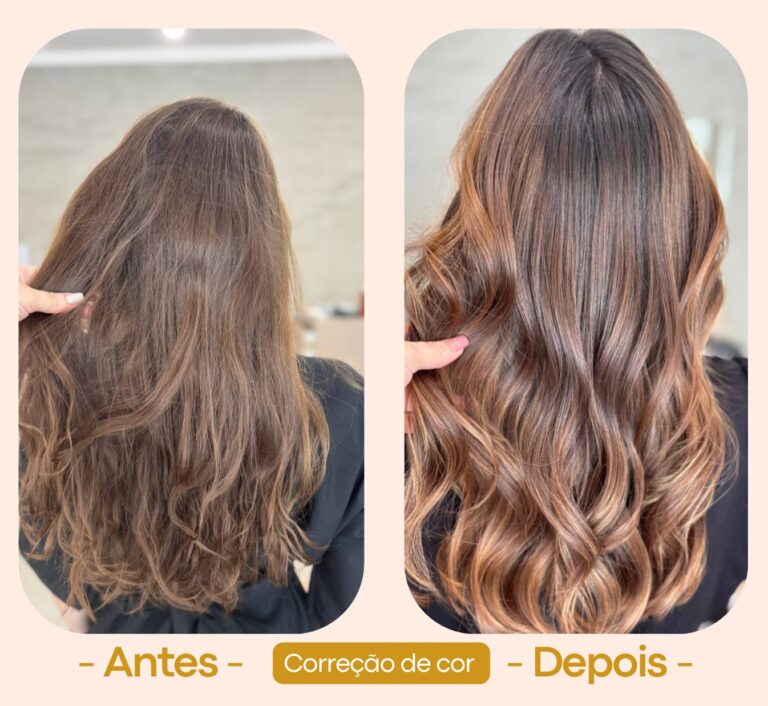 Antes e depois · Studio A — salão de beleza em Jardim Vergueiro, Sorocaba - SP